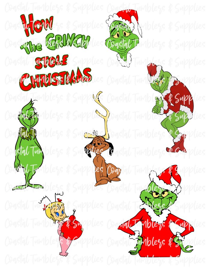 How The Grinch Stole Christmas Inspired Fan Sheet