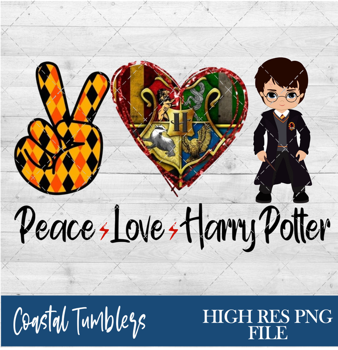 Peace Love Harry Potter Digital Download