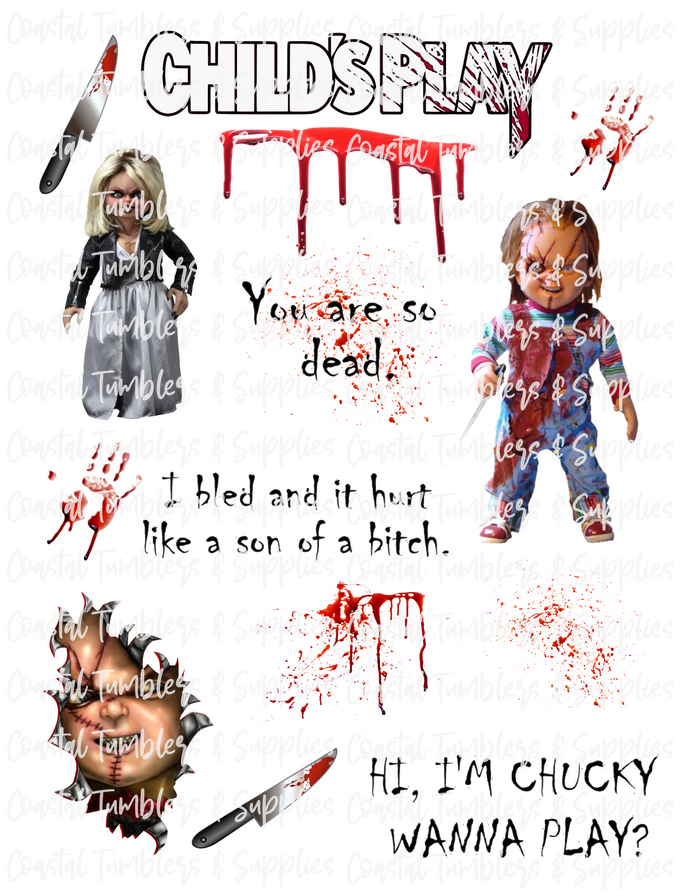 Chucky Inspired Digital Download
