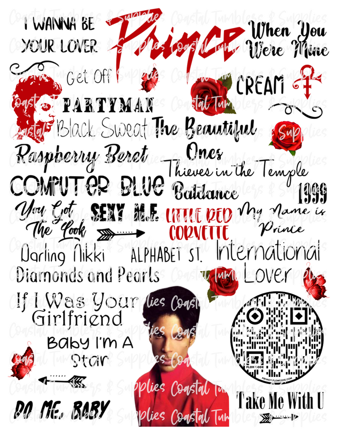 Red Prince Inspired Fan Sheet